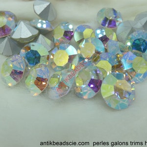 11mm rhinestone (26p) cristaux  vintage