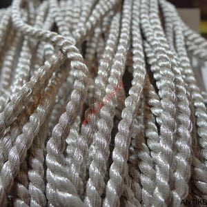 6m antique metal rope cord made in france