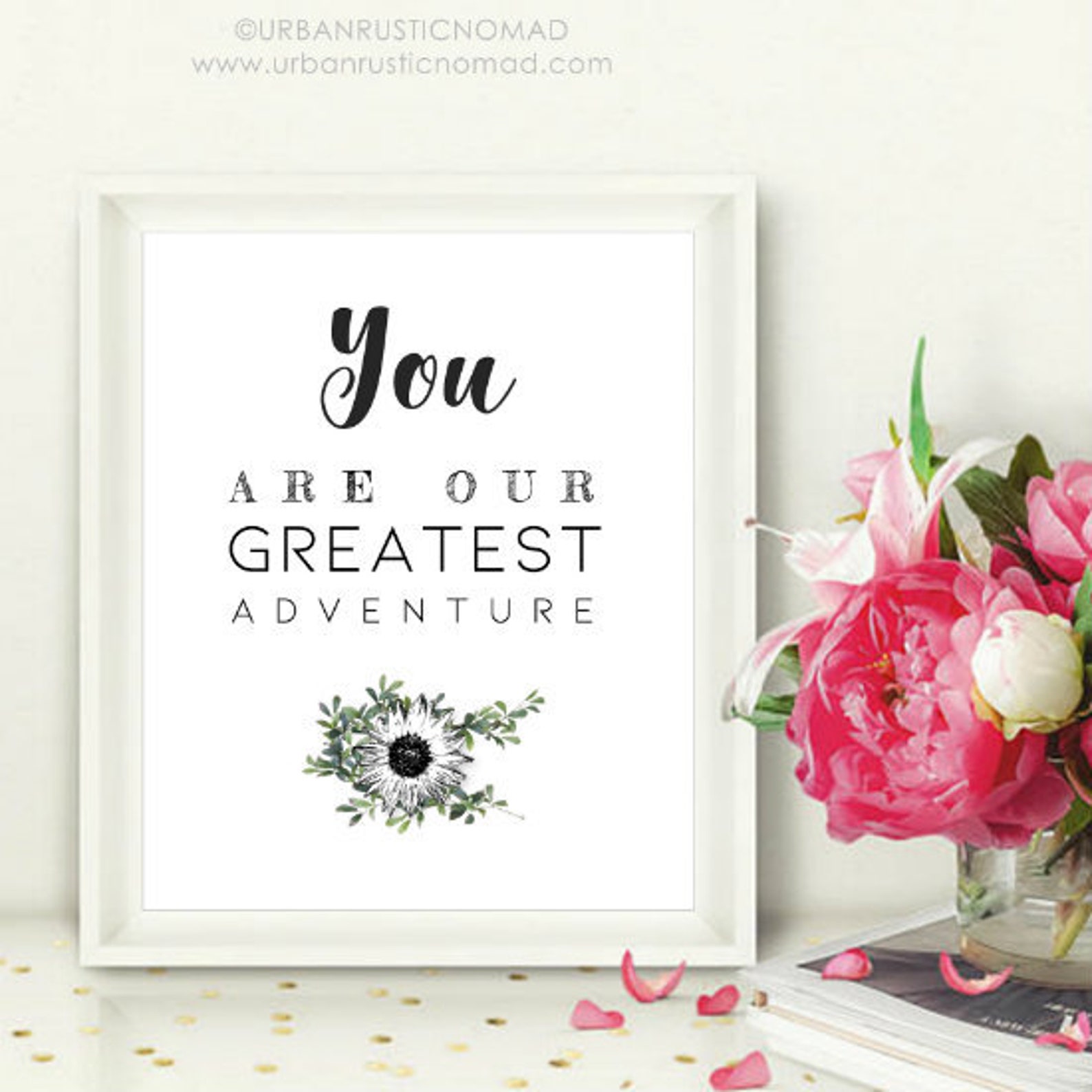 You Are Our Greatest Adventure Print Printable Inspirational - Etsy Sweden