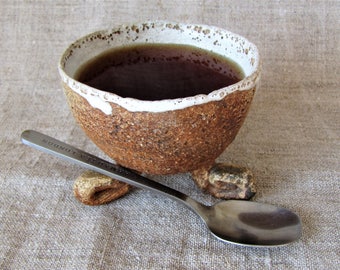 Tea bowl, Hand made ceramic bowl, Ceramic art bowl, Original dishes, Organic bowl, Original tea bowl, Ceramic bowl, Natural pottery