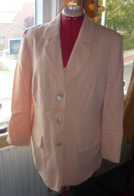 Womens Longline Parka Apricot 16