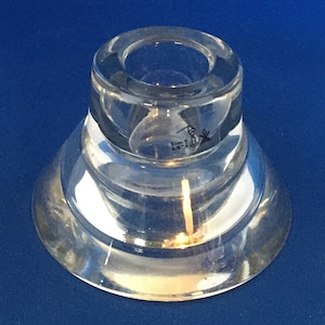 Pre year 2000 glass candle holder/votive