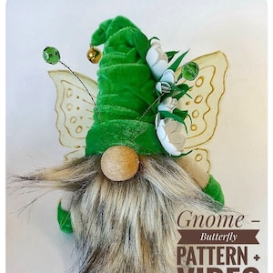 pattern pdf for gnome butterfly draft  DIY HandMade