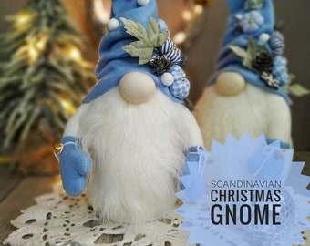 modello pdf per bozza gnomo scandinavo di Natale, elfo, tutorial gratuito YouTube, Fatto a mano