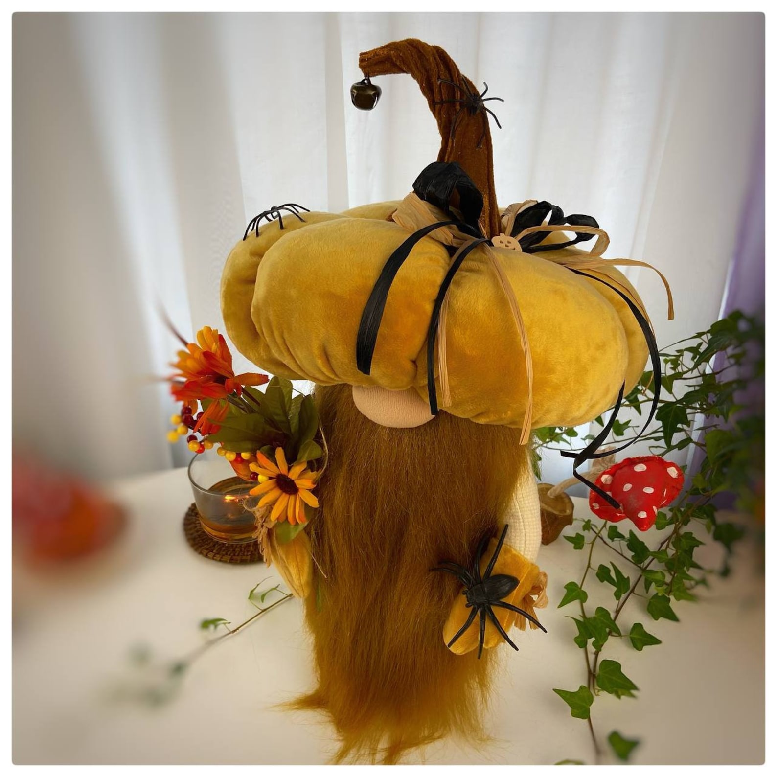 Pattern Pdf Scandinavian Gnome Pumpkin for Halloween Autumn Gnome