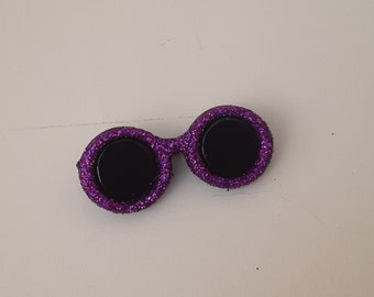 Bouton lunettes couture tricot scrapbooking crochet customisation