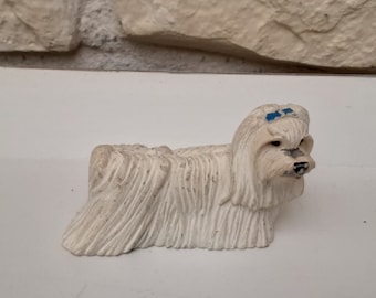 Dog decoration trinket collection resin