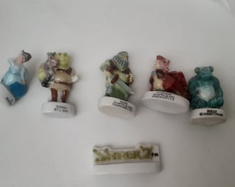 Set of 6 feves Shrek Disney epiphany