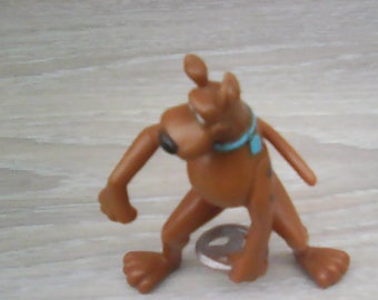 Miniature plastic cartoon dog collection