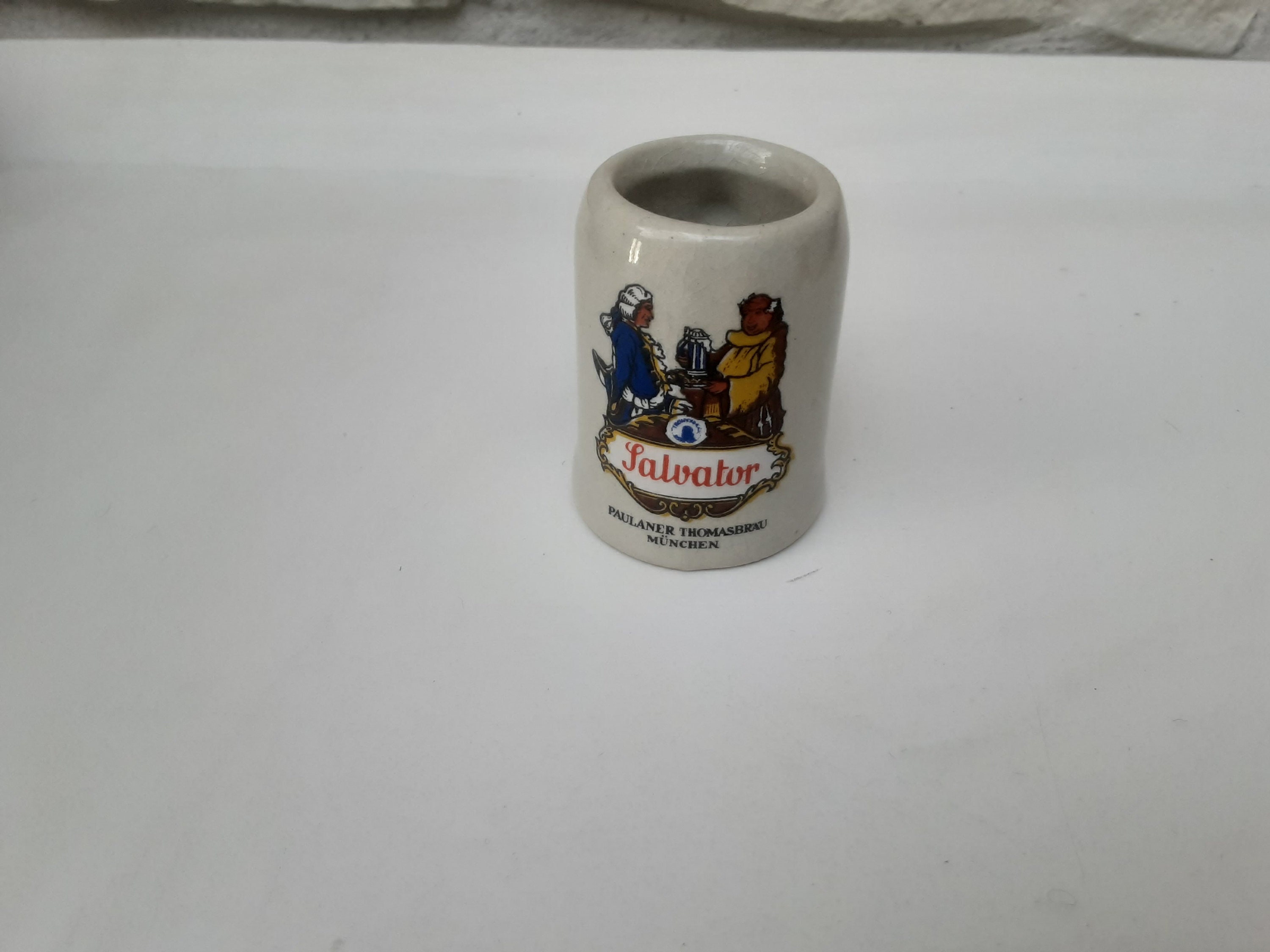 Choppe A Bière Miniature Salvator Vintage