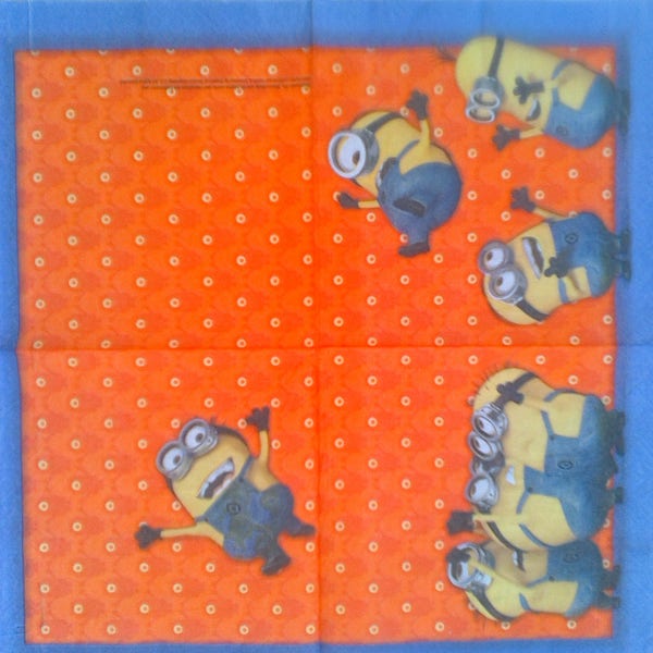Set of 2 cute Disney decopatch paper napkins