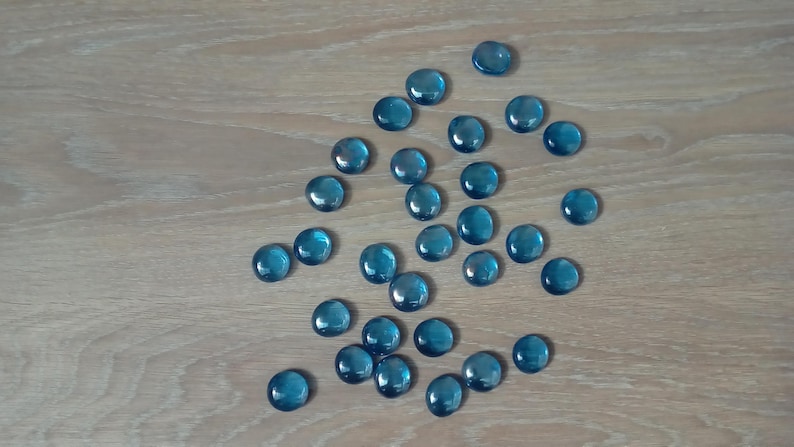 Lot de 30 cabochons pierres chinoises afbeelding 1