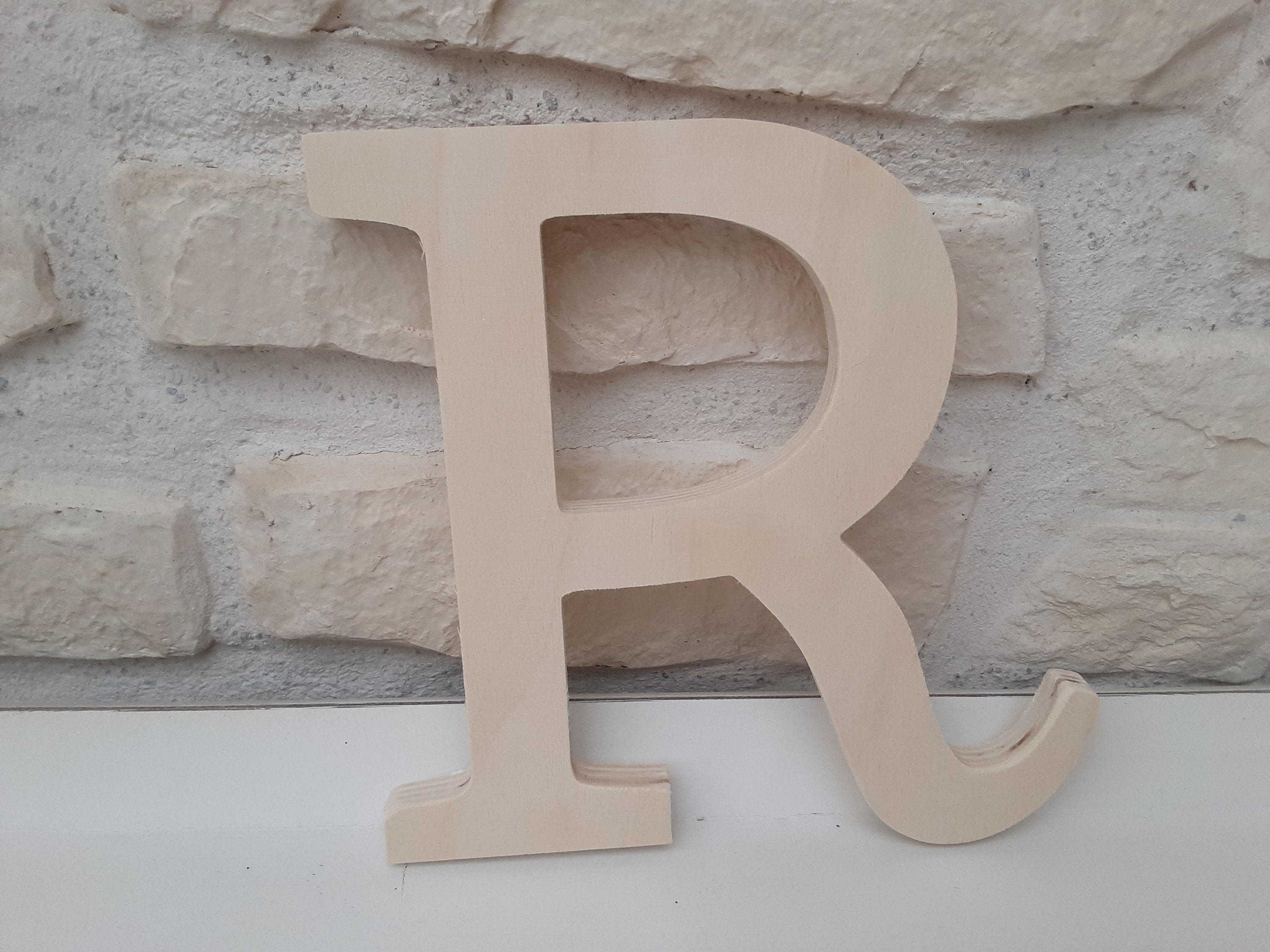 Lettre R à Décorer Loisir Créatif Contreplaqué Décoration Murale