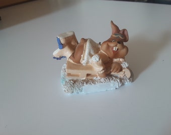 Easter bunny trinket decoration figurine for creative hobbies