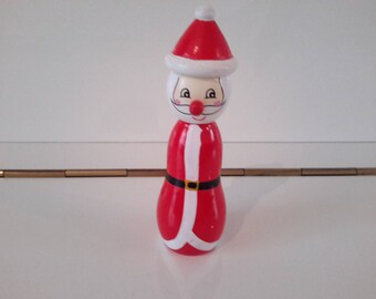 nice wooden Santa Claus can be used for all designs