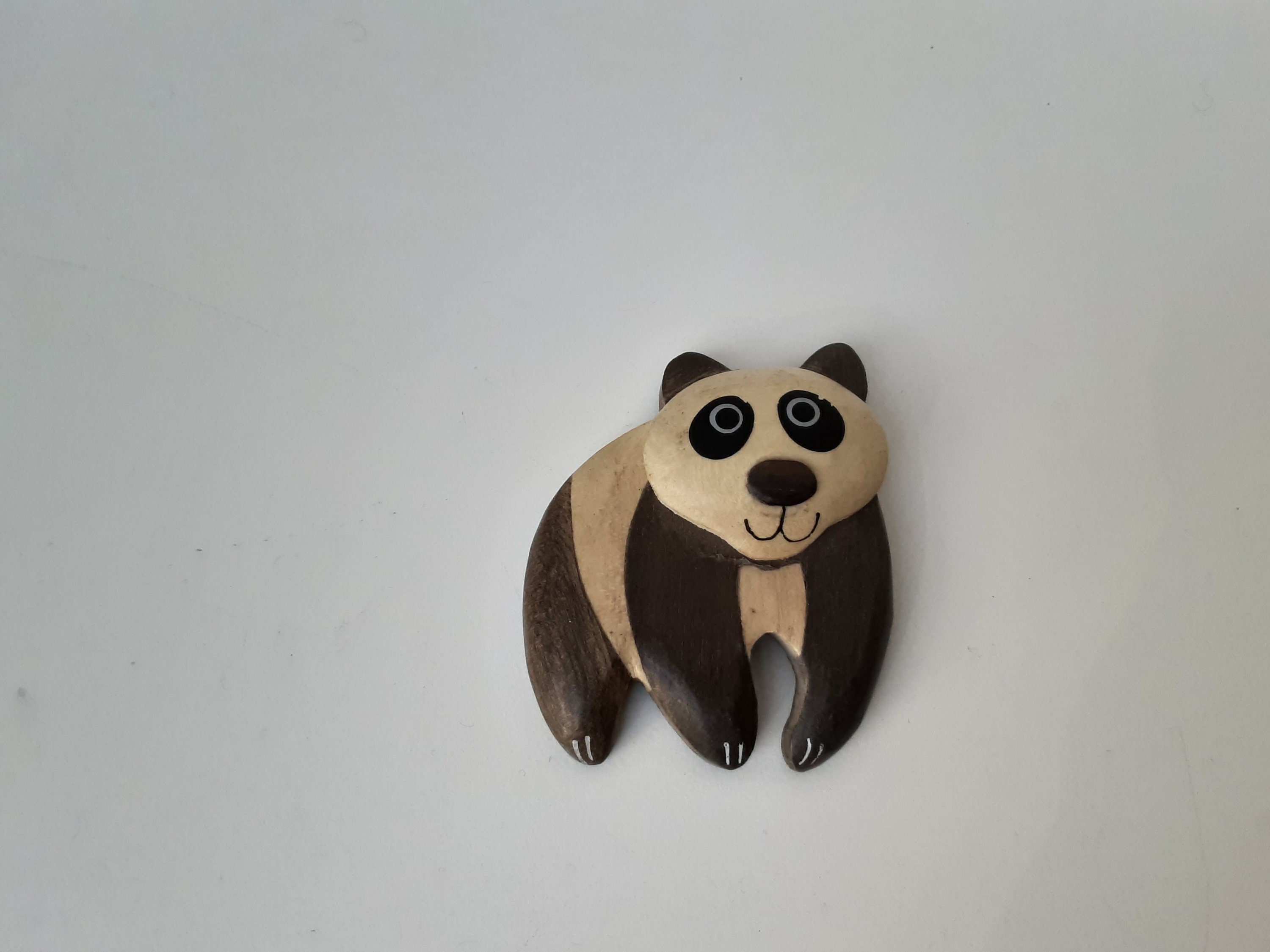 Magnet Magnétique Pour Réfrigérateur Panda en Bois