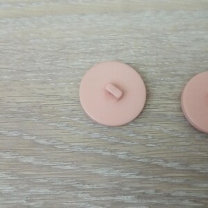 Set of 2 round buttons acrylic sewing image 2