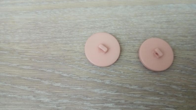 Set of 2 round buttons acrylic sewing image 2