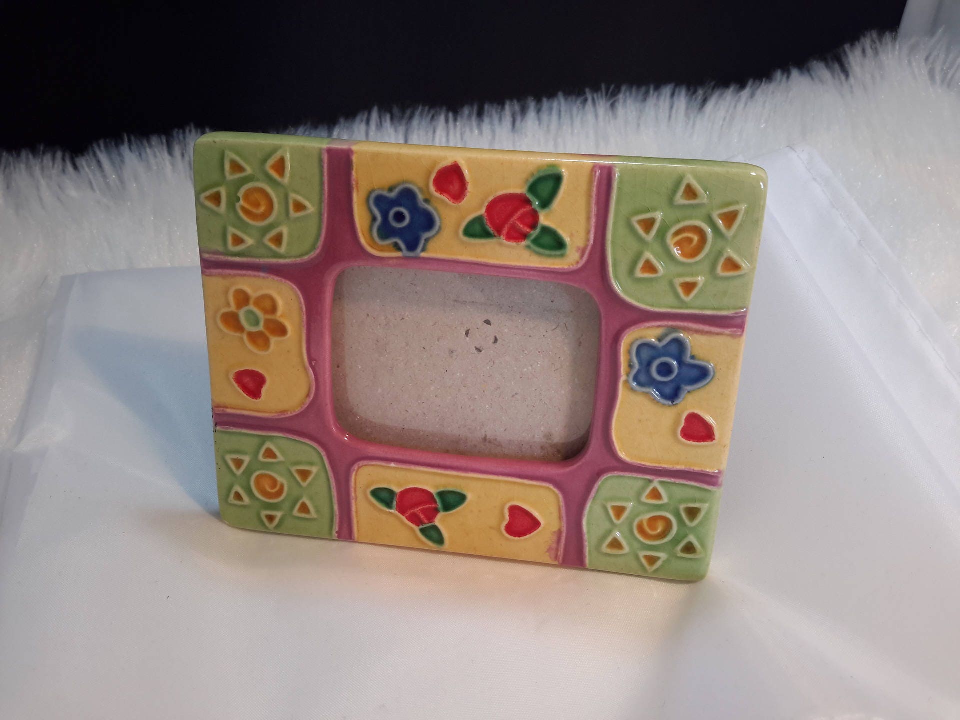 Cadre en Résine Décoration Fleurs Photo