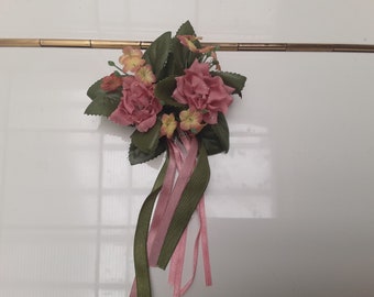 Fleurs en tissus et plastique  pour création ou décoration