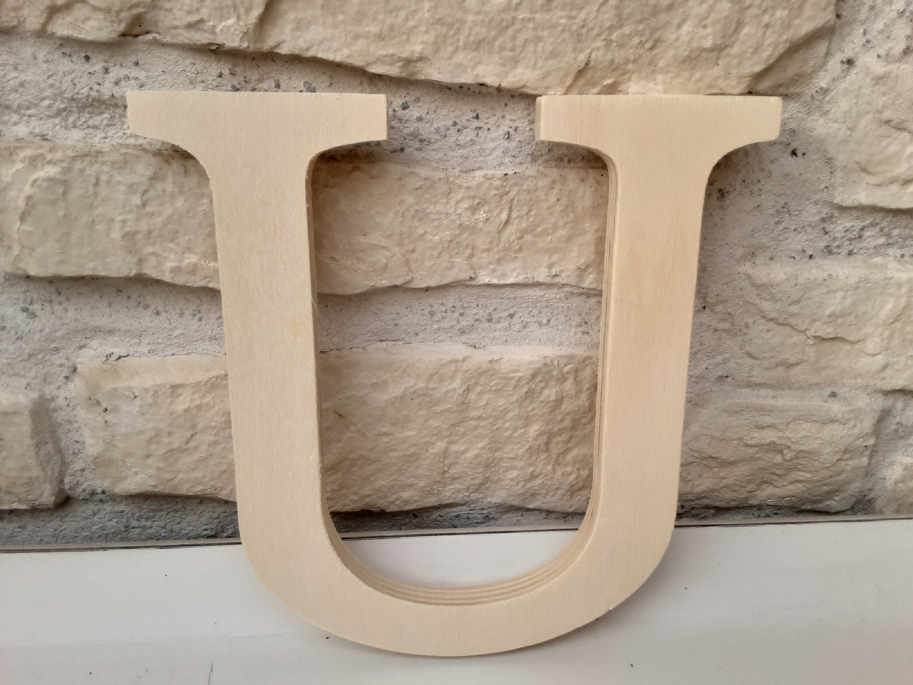 Lettre U à Décorer Initial Décoration Murale Loisir Créatif