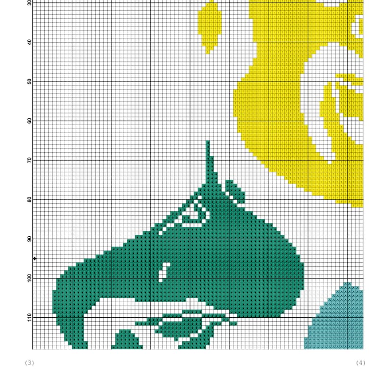 Liverpool Four Cross stitch pattern Music Teacher gifts Music gift Music art Musician gift Easy pattern Grandma gift John Paul George Ringo