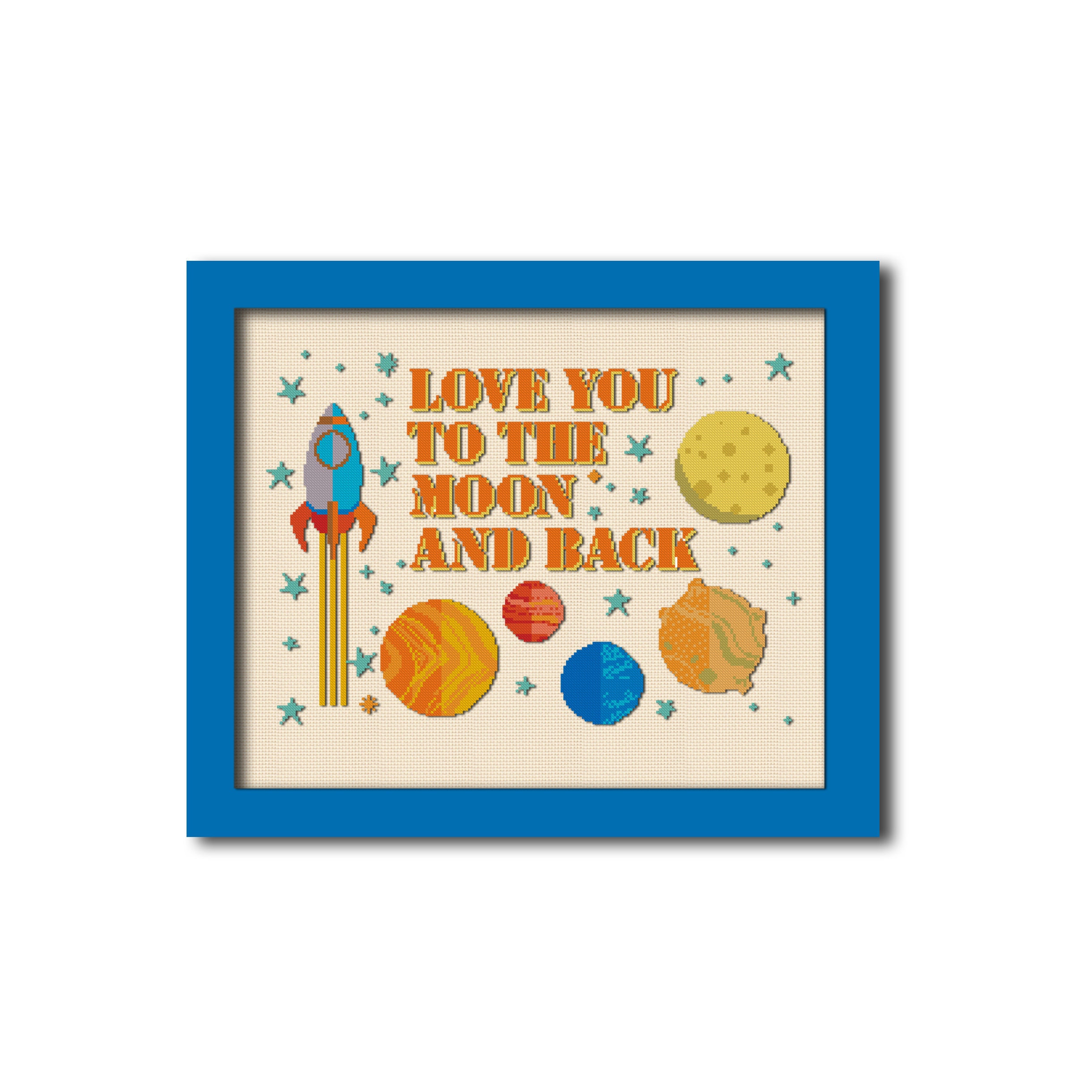 Baby Quotes Cross Stitch Pattern Love You To The Moon And Back Etsy Baby Quotes Cross Stitch Pattern Love You To The Moon And Back Etsy