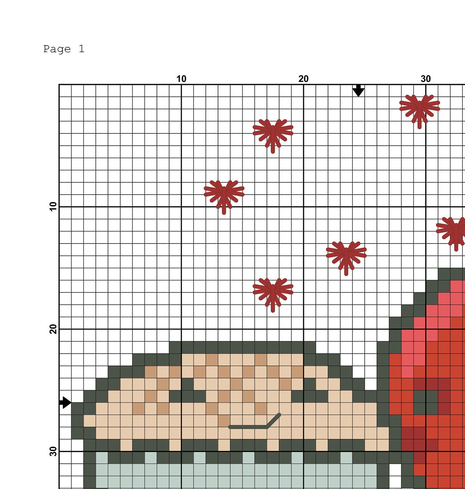 You are the apple to my pie Cross stitch pattern Love story Etsy