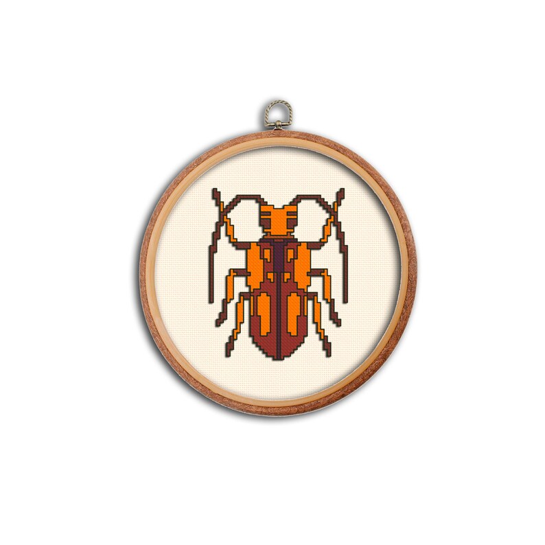 Set of 9 insects cross stitch patterns Biology teacher gift Etsy