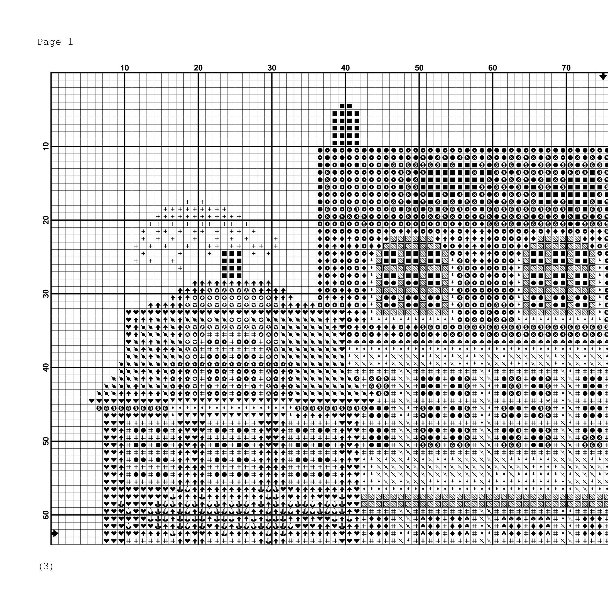 Copenhagen Cross Stitch Pattern Denmark Pattern Travel Art Etsy