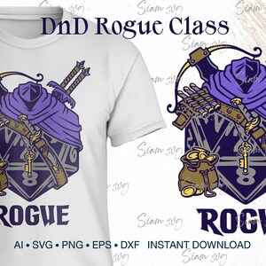 DnD Rogue Character Job Class svg ∞ Dungeons and Dragons svg ∞ Board game svg ∞ D&D svg ∞ Rogue svg ∞ rpg games svg ∞ Gamer svg