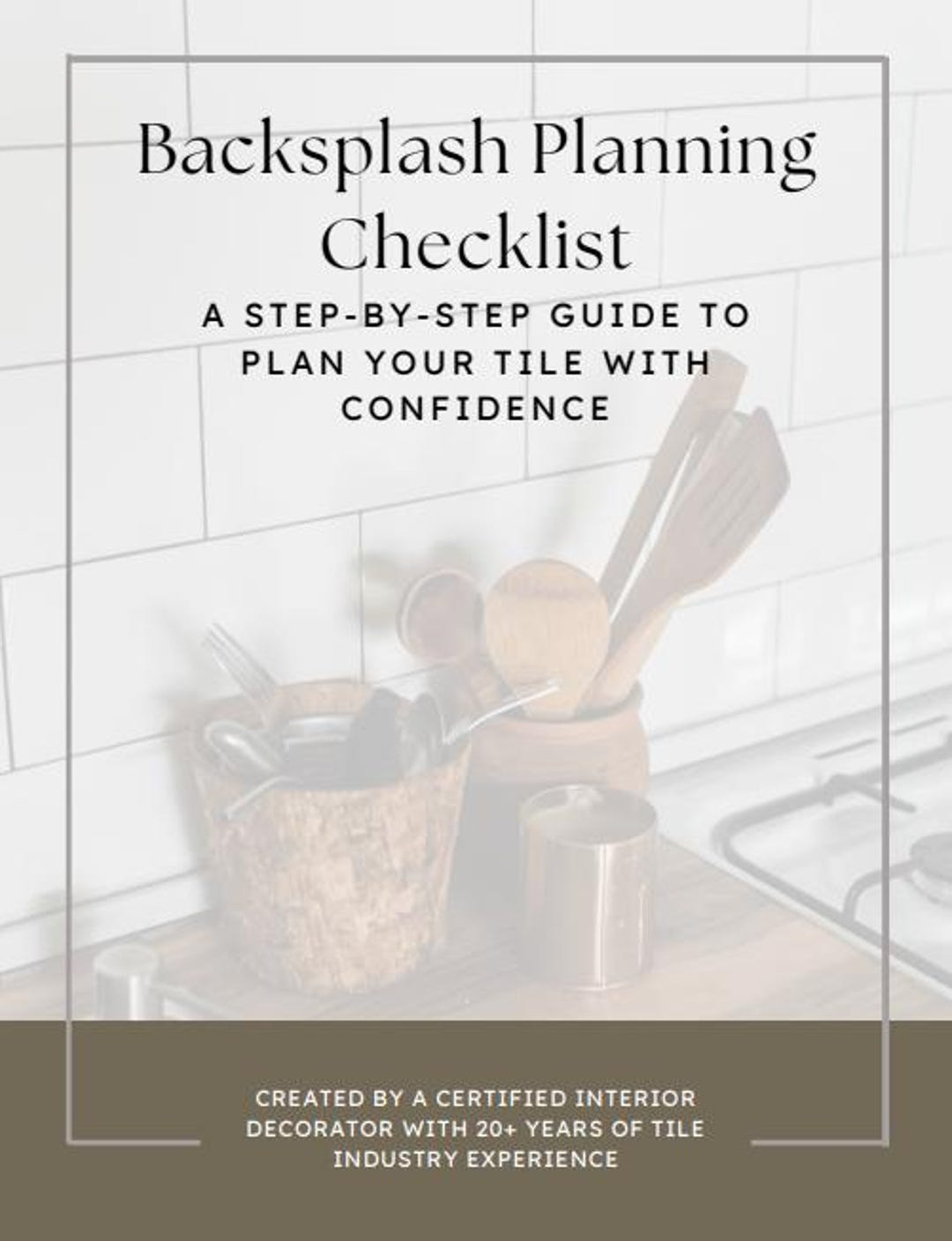 Tile Laying Checklist.pdf Backsplash Measurement Guide | Kitchen Tile Planning Checklist ...
