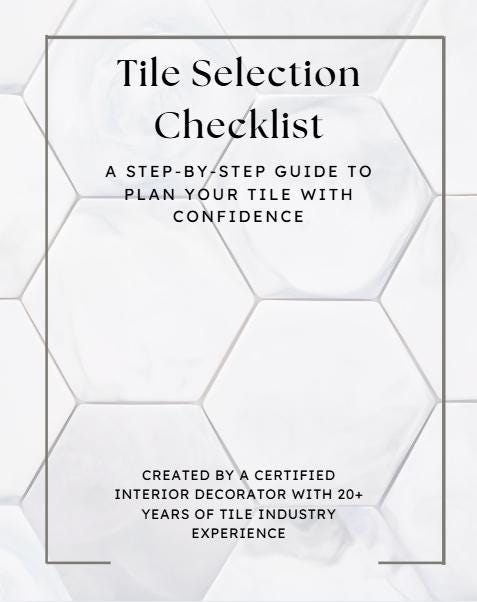Tile Selection Checklist.pdf Tile Selection Checklist for Home Renovation | Floor, Shower ...