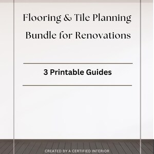 Planeringspaket för golvplattor för hemrenovering | Checklistor för val av golvplattor (PDF)