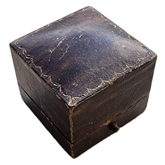 Herbert Wolf Ltd - Vintage Brown Ring Box - Etsy UK