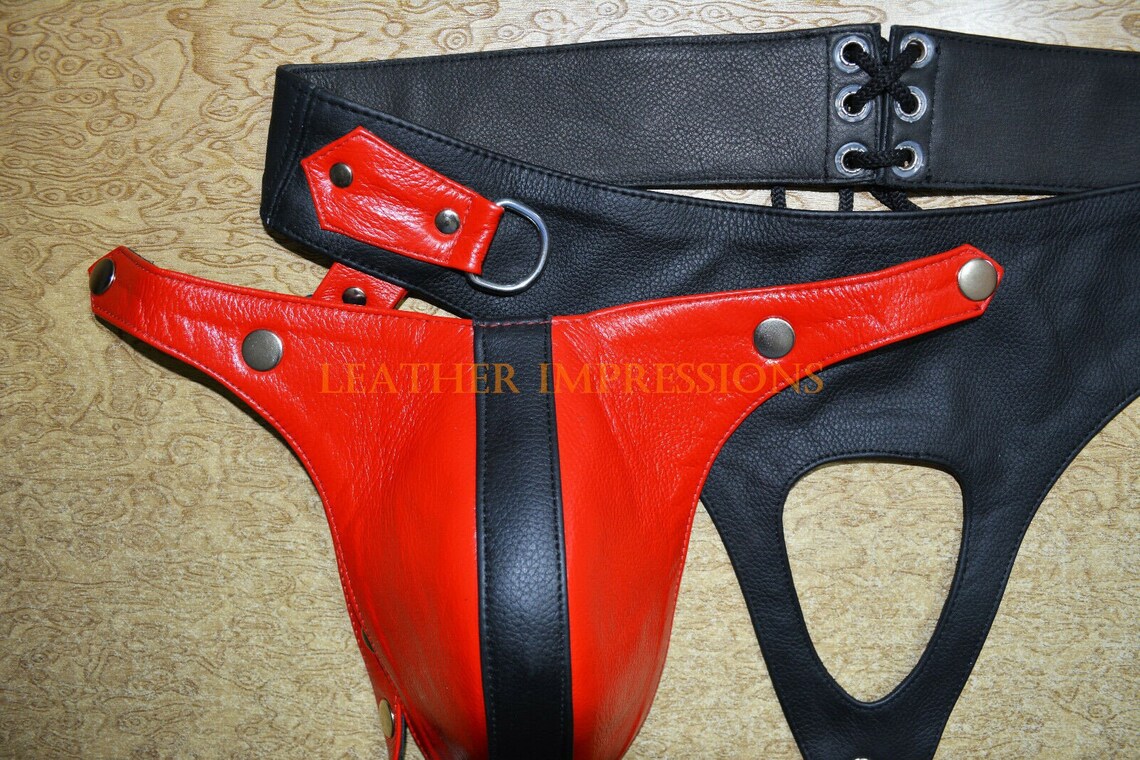 100 Real leather Jockstrap Gay adult jockstraps sexy Etsy
