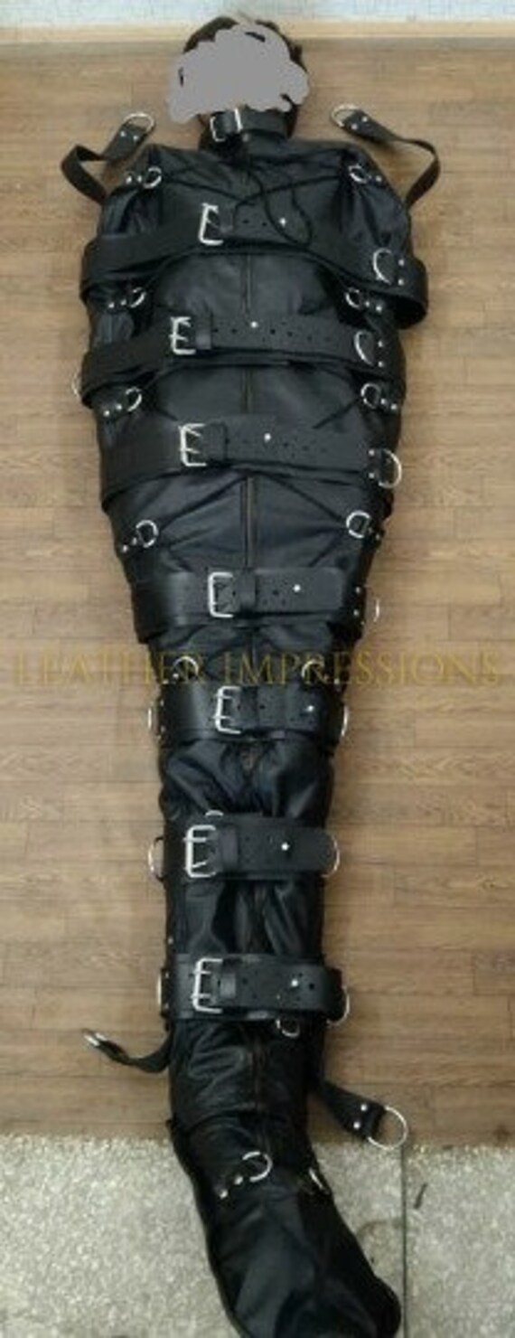 Real Leather Sleep Sack Bondage Bag Mummy Seductive Bondage - Etsy