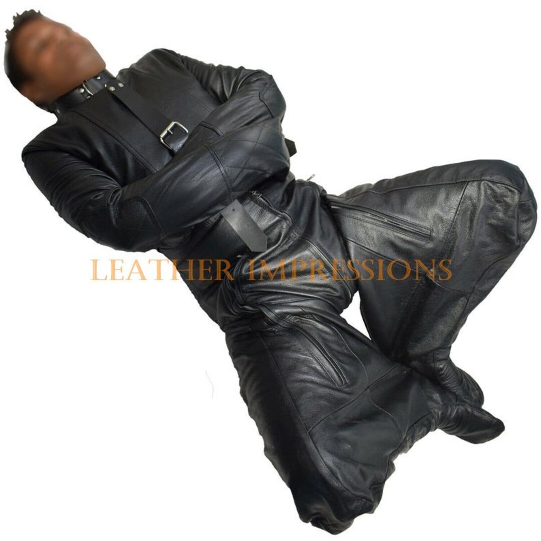 Real Cow Leather Sleep Sack Bondage Body Bag Bdsm Mummy - Etsy