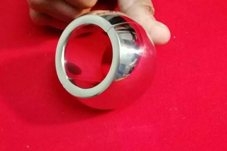Steel Testicles Ball Scrotum gay bondage Stretcher oval