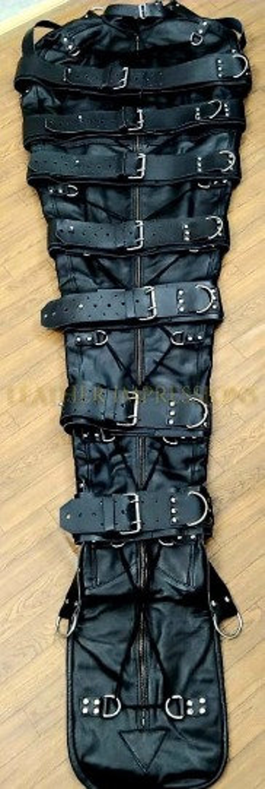 Leather Bondage Sleep Sack Straight Restraint for BDSM Sleep Etsy UK