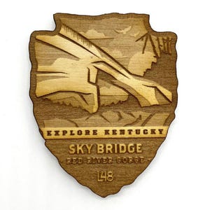 Red River Gorge Sky Bridge Magnet