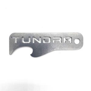 Metal Tundra Bottle Opener Keychain