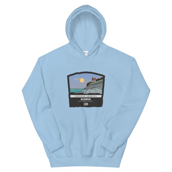 Acadia National Park Explore America Hooded Sweatshirt