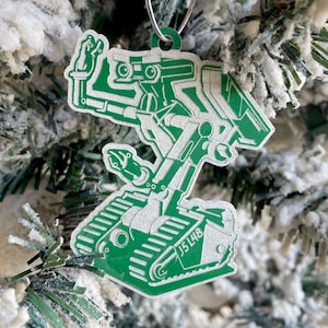 J5 Green Acrylic Ornament