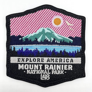 Mount Rainier National Park Explore America Patch