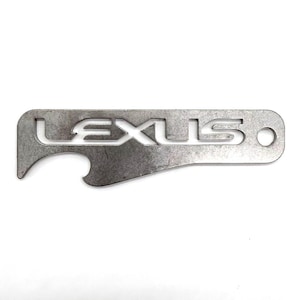 Metal Lexus Bottle Opener Keychain