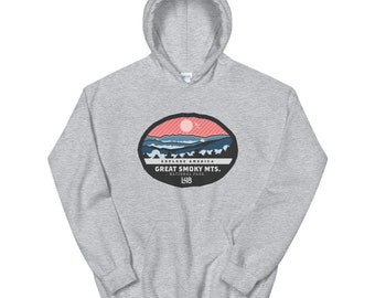 Great Smoky Mountains National Park Explore America Hooded Sweatshirt