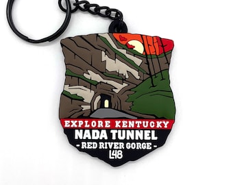 Red River Gorge Nada Tunnel Keychain