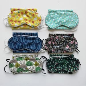 Masque Sommeil FLEURI et sa pochette