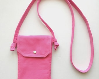 Lovely pink phone bag - mini bag
